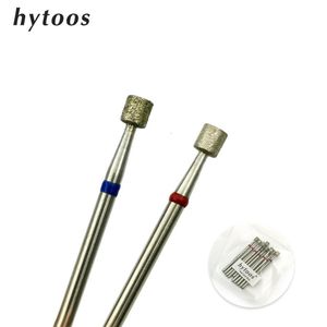 Nail Manicure Set HYTOOS 10pcsPack Russian Diamond Nail Drill Bit 3.7*3.7mm Barrel Manicure Cuticle Burr Electric Drills Accessories Supplier 230828