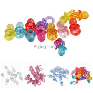 50Pcs Multicolor Mini Pacifiers Baby Shower Party Favors Decor DIY Girl Boy Birthday Festival Table Decoration Supplies HKD230829