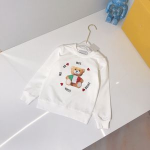 Capuz de capuz Hoodies Hoodies Kid Sweaters Kids Sweater Roupa de bebê menino menino Loose Brand Manga longa com letra Bear New Streetwear