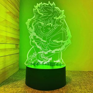 ナイトライトアニメXキルア3D LEDランプベッドルーム装飾用ナイトライトバースデーギフトアクリルライトHXHゴッドスピード