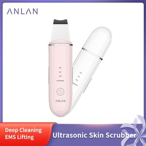 Cleaning Tools Accessories ANLAN Ultrasonic Skin Scrubber Deep Face Cleaning Machine Peeling Shovel Pore Cleaner Face Skin Scrubber Lift Machine 230828