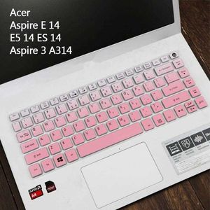For Acer Aspire A314-32 Aspire E14 E1 E5 ES 14 Travelmate P249 Laptop Keyboard Protector 14" Cover Silicone Protector 422 432 473 474 475