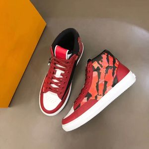 Designer Charlie Casual Shoes trainer Sneakers blazer Women Mens luxury Rivoli printing trainers Real leather flower printing Italy shoe 04