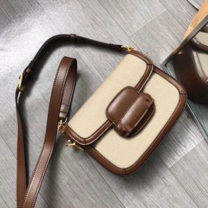 1955 saddle vintage designer luxury bags high quality Wholesaler dicky0750b horsebit bag Shoulder Bag Handbags Women Genuine Leather Messenger Fashion