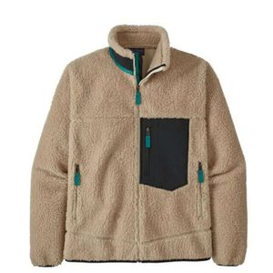 Высококачественные S Men Fleece Jacket Classic Retro Mens Толкие теплые дизайнерские модели