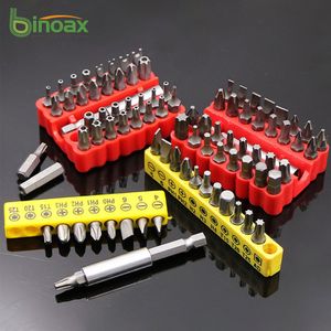 Screwdrivers Binoax 33pcs Security Bit Set with Magnetic Extension Bit Holder Tamper Star Screwdriver Bits Set Quick Release Bit Holder 230828