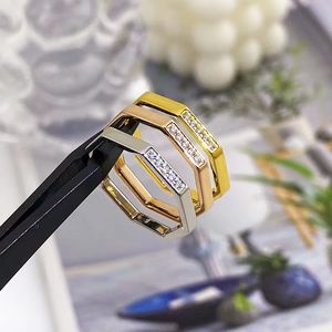 High Quality Ring for Men Women Octagonal Ring Gold Ring Titanium Steel Ring Cute Ring Jewelry Gift