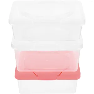 Förvaringsflaskor 3 st resor våtservetter Hållare fodral för blöjväska container bärbar dispenser badrum plast baby