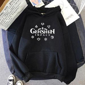 Herren Hoodies Spiel Genshin Impact Männer Frauen Harajuku Sweatshirt Kleidung Y2k Ästhetische Unisex Langarm Pullover Streetwear