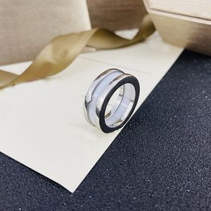 Designer Ring Love Ring Luxury Rings for Women Mens Gold Silver Ceramic Jewelry Wedding Engagement Anniversary Party Gift