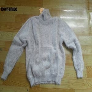 Suéteres masculinos genuínos mink cashmere suéter homens pulôveres 100 puro inverno tamanho grande S272 230828
