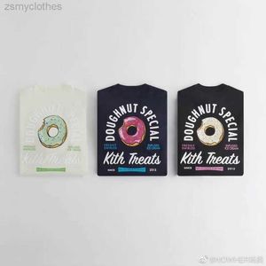 Men's T-Shirts Good Quality 2022ss KITH Treats Fashion Shirts Men Vintage Donut KITH Women T Shirt Summer Style Tee Mens Clothing