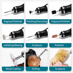 USB Cordless Rotary Tool Kit Woodworking Engraving Pen DIY For Jewelry Metal Glass Mini Wireless Drill HKD 230828.