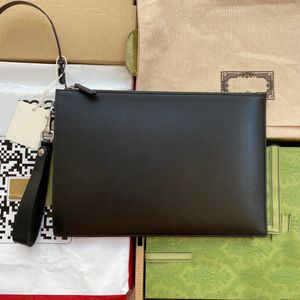 7A Designer Herren-Clutch-Taschen, echtes Leder, Geldbörse, abnehmbarer Handschlaufe, 30,5 cm hoch, imitierte Geldbörse