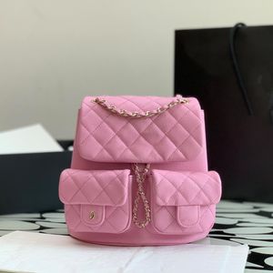 Women Designer Bag klasyczny plecak plecaków solidny kolor liter