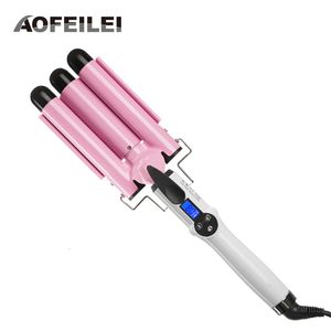 Curling Irons Limited 3 fat Big Wave Professional Hair Iron Automatic Perm Splint Curler Waver Curlers Rollers Styling Tools 230828