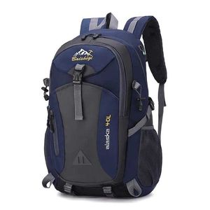 40L Unisex Waterproof Men Backpack Travel Pack 스포츠 가방 팩 야외 등산 하이킹 등산 캠핑 백팩 HKD230828