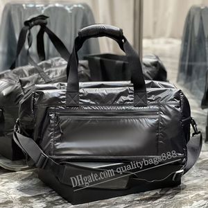 Nuxx duffle em náilon nuxx mochila em náilon luxo esporte sacos de ginásio designer náilon e couro feminino crossbody saco tote fecho com zíper