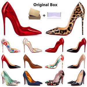 Designer High Heels Kleid Schuhe Turnschuhe Frauen Luxus Glitter Nieten Echtes Leder Sexy Spitze Zehen Schwarz Weiß 8 cm 10 cm 12 cm Party Damen Hochzeitsschuh mit Box