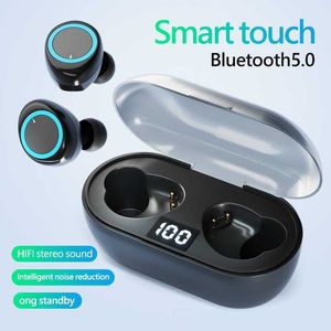 Y50 Pro BluetoothイヤホンTWSワイヤレスヘッドフォンスポーツイヤホンBluetoothゲームヘッドセットマイクワイヤレスイヤホン200 MAH HKD230828 HKD230828
