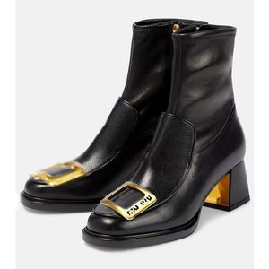 Buty pop metalowa klamra oryginalne skórzane buty dla kobiet sexy lady kwadratowe palce na obcasie jesienią jesienią