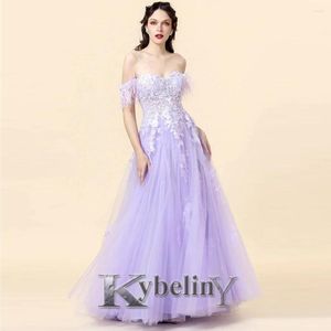 Partykleider Kybeliny Prom Fancy Abendkleider LaceUp Cap-Sleeves Sweetheart Vestidos De Fiesta 2023 für Frauen nach Maß