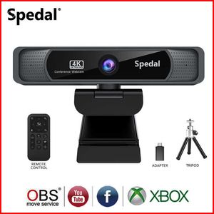 SPEDAL FF931 HD 4K WebCam 120Wide Angle WebCam WTIHマイクとリモートコントロールストリーミングWebカメラPC MAC Conferencin HKD230825 HKD230828 HKD230828