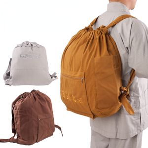 Seesäcke Buddhistischer Mönch Tasche Rucksäcke Leinwand Zen Shaolin Mönche Rucksack Buddha Arhat Kung Fu Meditation Lay Bales Cosplay 230828