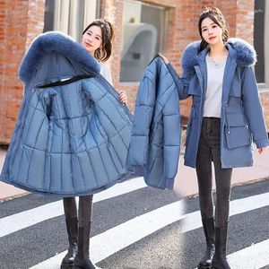 Женские траншеи Coats Hette Hot Women 2023 Съемный пирог, чтобы преодолеть длинное капюшон с большим шерным воротником с твердым цветом.