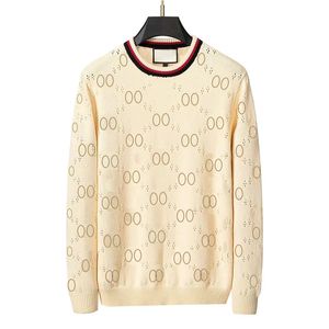 2023 Wysoką męskie swetry mody bluzy sweter wełna wełna jesna wiosna bluzy litera men pullover luz luźne unisex gęste haft haftowy