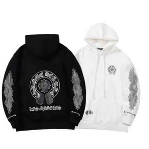 Men's Hoodies Sweatshirts Designer Mens Chrome Winter Heart Hoodie Long Sleeve Jacket Loose Coat Hooded Hoody Men Woman Hip Hop722