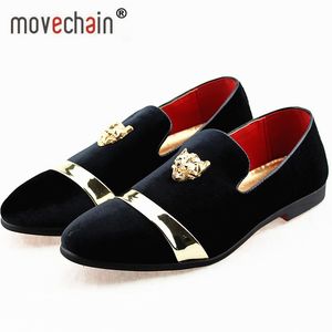 Dress Shoes movechain Men's Fashion Embroidery Loafers Mens Casual Outdoor Driving Moccasins Shoes Youth Trendy Party Flats Sizes 38-48 230829