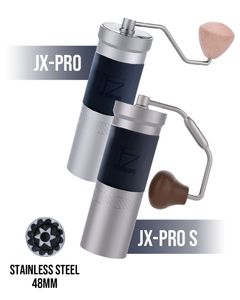 マニュアルコーヒーグラインダー1zpresso jx pro jxpro sグラインダー優れた高品質ハンドミル35g容量48mm burr for Espresso 230829