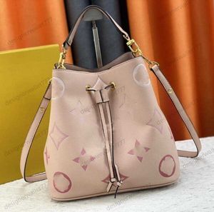 Mulheres de luxo neonoes designer saco louiseits em relevo sacos de ombro de couro balde bolsa viutonits crossbody saco bolsas totes de alta qualidade