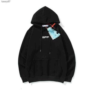 Factory Online Export Brand Sweater 2023 Early Fall Off Figure Print Pullover Unisex Hoodie