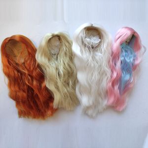 Doll Accessories 1/3 1/4 1/6 1/8 1/12 BJD jd doll hair high temperature fiber doll wig 25 color 230829