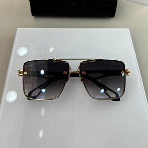 Damen-Sonnenbrille, Herren-Sonnenbrille, Brillengestell, quadratische Metall-Sonnenbrille, Top. Original-Herren-Boutique, unverzichtbar für erfolgreiche Menschen, luxuriöse Herren-Brillen, UV400-Töne