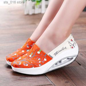 Wedge 2024 Dress for Women Fashion Autumn Platform Sneakers Female Outdoor Sports Disual Luffable Rocking Shoes Ladies T230829 1A6FF Platm