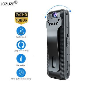 Mini Telecamere JOZUZE MD30 HD 1080P Telecamera per visione notturna a infrarossi Portatile Piccolo videoregistratore digitale BodyCam Videocamera in miniatura 230830