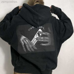 Мужские толстовки толстовок высокий качество 2021FW, непреднамеренный C. E Fashion Crewneck Мужчины 1 1 Тяжелая ткань толстовины унисекс Cav Empt Женские толсты