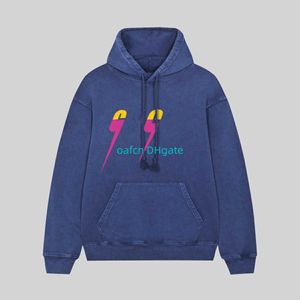 Designer tröja hoodie mäns hoodie höst höst designer tröja pullover hip hop hög kvalitet bokstavstryck tvätt gamla hantverk topp grafiska hoodies tryckt mönster hoodie