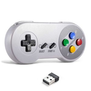 Controladores de jogo Joysticks Gamepad sem fio 2.4GHz Controle remoto USB Joystick Console para jogos SNES / NES para Windows 10/8/7 PC Raspberry Pi3 para Switch x0830