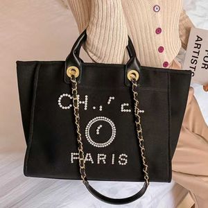 Классические роскошные женские пляжные сумки бренд ch can canvas dembag designer рюкзаки модные рюкзаки жемчужины