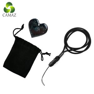 CAMAZ Heart Shape Bio Energy Nume Me Card Tarjeta Cuantica Quantum Negative Ion Card Energy Necklace New One Card Energy Pendant