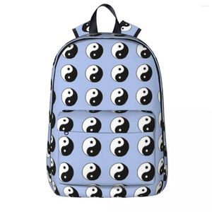 Backpack Yin Yang Pattern Backpacks Large Capacity Student Book Bag Shoulder Laptop Rucksack Travel Children School