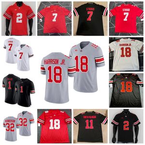 Malik Harrison Trikot Benutzerdefinierte Ohio State Buckeyes Fußballtrikot Jashon Cornell Damon Arnette Rashod Berry Austin Mack Michael Thomas Dre'mont Jones Trikots