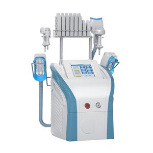 360 Cryolipolysis med 2 Cryo Handle Work samtidigt Cavitation RF Lipo Laser Cryoterapi Fat Freat Slimming Machine
