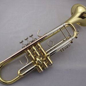 하이 엔드 B 플랫 3 컬러 프로페셔널 트럼펫 재즈 악기 절묘하고 내구성있는 전문 학급 톤 트럼펫 혼