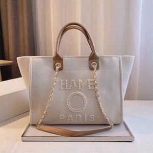 Модные роскошные женские пляжные сумки бренд CH Canvas Dembag Designer Classics Rackpacks Pearl Land