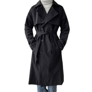 Camisas casuais masculinas moda coreana tendência solta cinto casaco primavera trincheira manga longa homens mulher casaco grande tamanho streetwear 230829